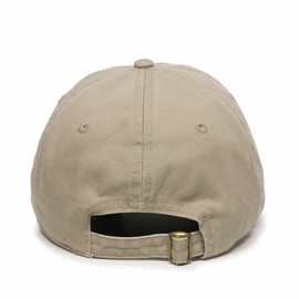 DSGN BY DNA Buck Fiden Baseball Cap Embroidered Cotton Adjustable Dad Hat Khaki