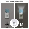 Seashell Night Light Plug-in LED Lamp Set of 2, Dusk