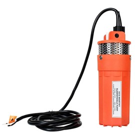 ECO-WORTHY 12V DC Submersible Well Water Pump with 10ft Cable, Water Flow 1.6GPM, Max Lift 100ft/30m, 96W Deep Well Pump for Irrigation, farm, ranch, home