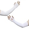 Cooling Hand and Finger Arm Sleeves (1 Pair) - Hand Cooling Arm Warmers Golf Cooling Warmer Gray