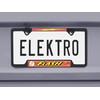 The Flash All Metal Black Open License Plate Frame