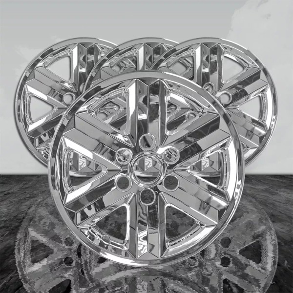 Auto Reflections 17" 6 Spoke Chrome Snap-On Wheel Skins fits