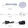 LABOREDUCER Under Cabinet Light Kitchen Kit,Dimmable Display Cabinet Lighting Cupboard