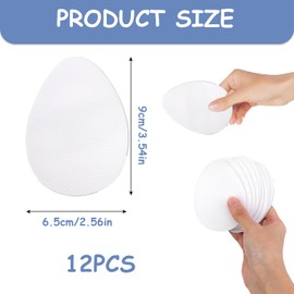 Pack of 12 Non-Slip Sole Pads, Non-Slip Shoe Soles, Non-Slip Handles, Shoe Soles, Protectors, Stickers for Shoes and High Heels, Sole Protection, Non-Slip Pads