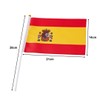 Runesol Spanish Hand Flags, 14 x 21 cm, Stick Flags,