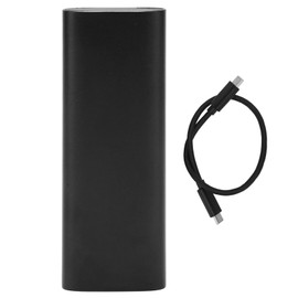 M.2 NVMe PCIe SSD Enclosure Support USB3.2 Gen2 10Gbps UASP Tool Free M.2 Enclosure for SSD 2230 2242 2260 2280 Black