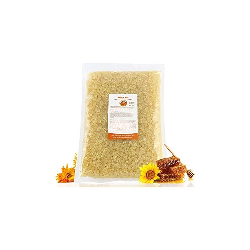 Cera española Wax para depilar paquete de 1 kilo Miel
