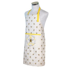 SiXsigma Sports Cotton Apron Baking Cooking Adult Women Bumble Bees Apron Gifts Bakers Cute Novelty Kitchen Grill BBQ Aprons Large Pocket Birthday Christmas Apron Gift for Mum Wife Girlfriend Grandma