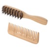 SAFIGLE 2pcs Bristle Comb Set Detangler Comb Hair Accessory Hair