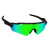 Alphax Emerald Green Polarized Replacement Lenses for Oakley Radar EV