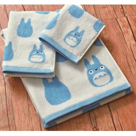 My Neighbor Totoro [Face Towel] jacquard long towel / Medium Totoro silhouette Ghibli