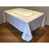 Belgian Handmade Lace Mimosa Embroidered Tablecloth