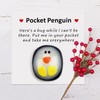 Yizemay 2pcs A Little Pocket Penguin Hug, Mini Animal Pocket