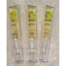 Nyx This Is Juice Gloss Clear Hydrarating Coconut Chill Brand New