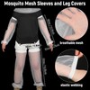 5Pcs Anti Mosquito Netting Suit, Mosquito XL Head Hat with