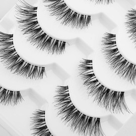 JIMIRE Fake Eyelashes Natural Lashes Multipack False Eyelashes