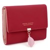 Women's Exquisite PU Leather Wallet with 6 Card Slots with