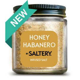 Sea Salt Blends. Handcrafted, All-Natural + Made in USA. No Additives, Ideal for Cooking, Baking, Seasoning & More (Honey Habanero)