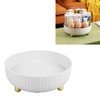 Rotatable Storage Tray Plastic Large Capacity Rotating Organizer Tray Desktop
