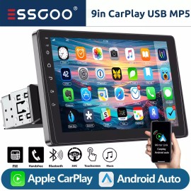 ESSGOO 9" Single 1 DIN Apple CarPlay/Androi