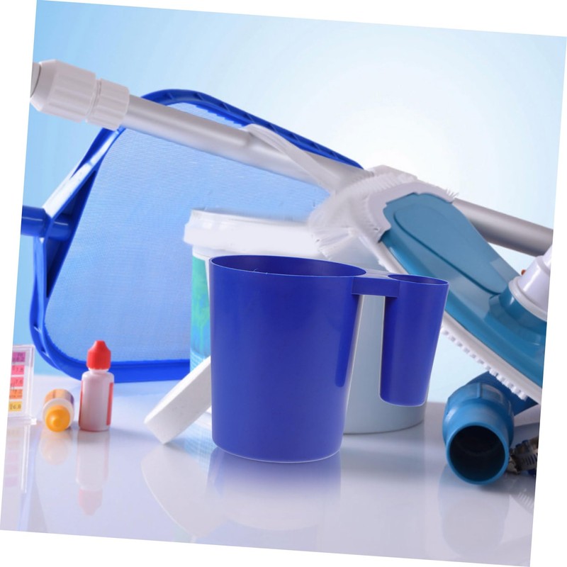 Abaodam Pool Durable Plastic Powder Scoop with Handle for Efficient