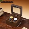 Wooden Watch Display Box for Watch Collection Storage – Glass