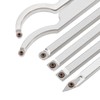 DEEFIINE 10Pcs Tungsten Carbide Cutters Inserts Set with 6pcs Screws