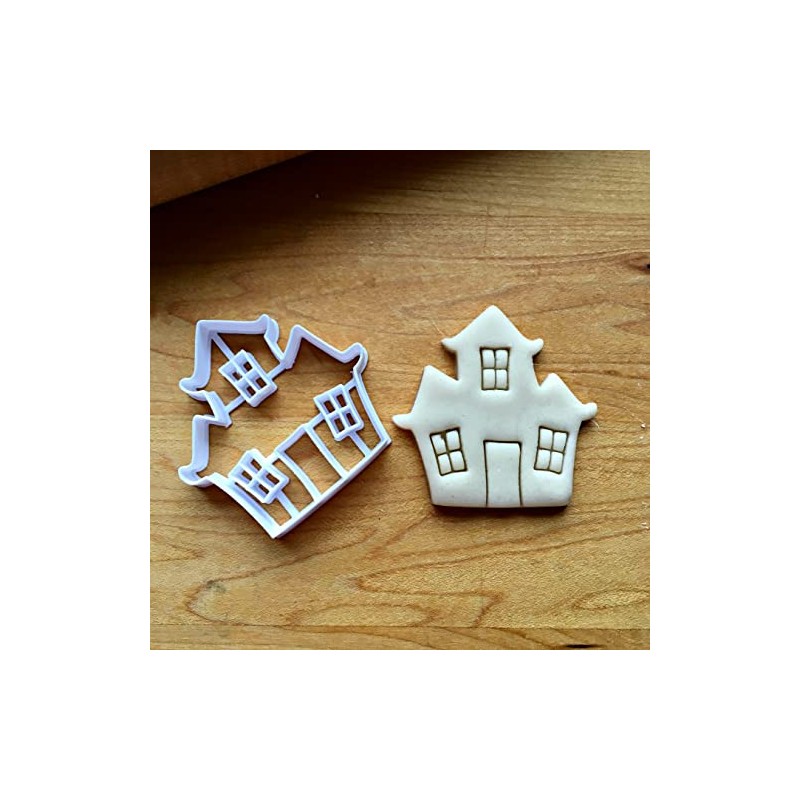 Sweet Prints Inc Haunted House Cookie Cutter - Dishwasher Safe