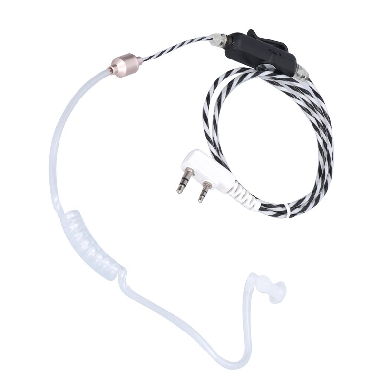 Walkie Talkie Earphone Adjustable Volume Acoustic Tube KHead for BaoFeng