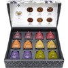 Teabloom Organic Black Forest Pyramid Tea Presentation Box, 12 Assorted