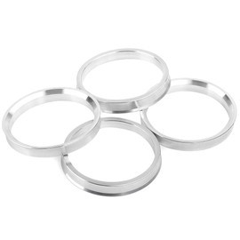 BRONEVO 64.1 to 72.6 Hub Centric Rings,ID=64.1mmOD=72.6mm,Aluminium Alloy Wheel Center Rings Hubrings Pack of 4