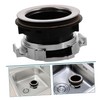 Operitacx Stainless Steel Sink Flange for Garbage Disposal Food Waste