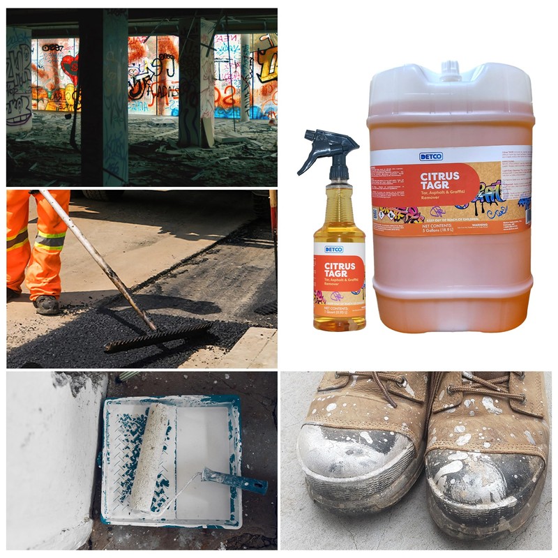 Detco -CITRUS TAGR (Tar,Asphalt, & Graffiti) REMOVER- D-Limonene Citrus Orange