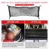 CHUSYYRAY Rear Trunk Envelope Style Mesh Organizer Cargo Net for