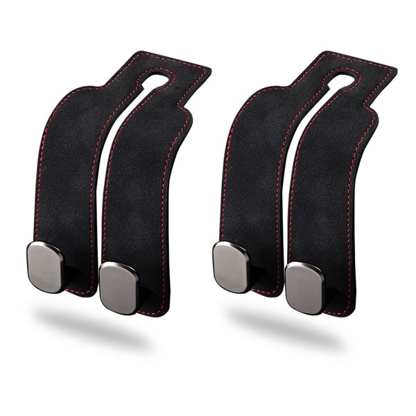 Xugoox 2Ps Car Seat Back Hook, Car Hooks for Headrest,