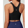 Ewedoos Longline Sports Bras for Women High Neck Racerback Sports