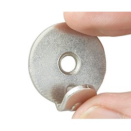 Heavy Duty Solid Wall & Plasterboard Hanging Kit for Picture and Mirrors - Nickel Plated - Hold Up to 30kg