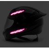 customTAYLOR33 High-Intensity Grade Premium Reflective Tribal Flame Helmet Decals, Motorcycle