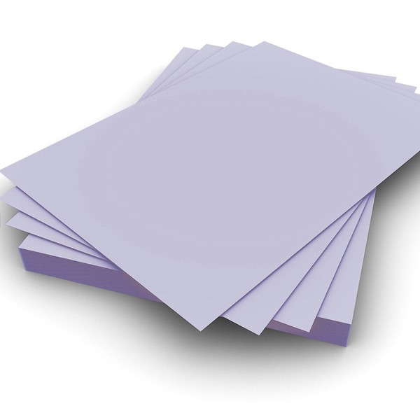 Party Decor A4 90gsm Plain Pastel Lavender smooth paper Pack of 3000 Perfect for Printing on and general office use