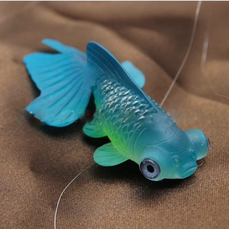 Artificial Aquarium Fishes Plastic Gold Fish Moving Floating Fish Artificial