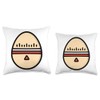 Egg Timer Eggtimer Kitchen Timer Cooking Baking Throw Pillow