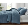 Chezmoi Collection Hugo 3-Piece Textured Thin Comforter Set - Lightweight
