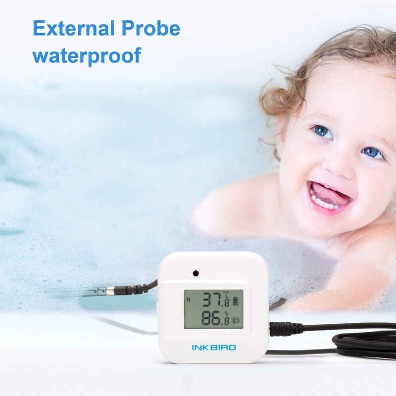 Inkbird IBS-TH2 Plus Bluetooth Temperature and Humidity Monitor Thermometer&Hygrometer, Smart