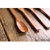 Redchocol8® Set of 4 Handmade Small Wooden Tea Spoons Reddish