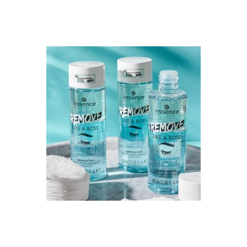 essence REMOVE LIKE A BOSS desmaquillante de ojos waterproof