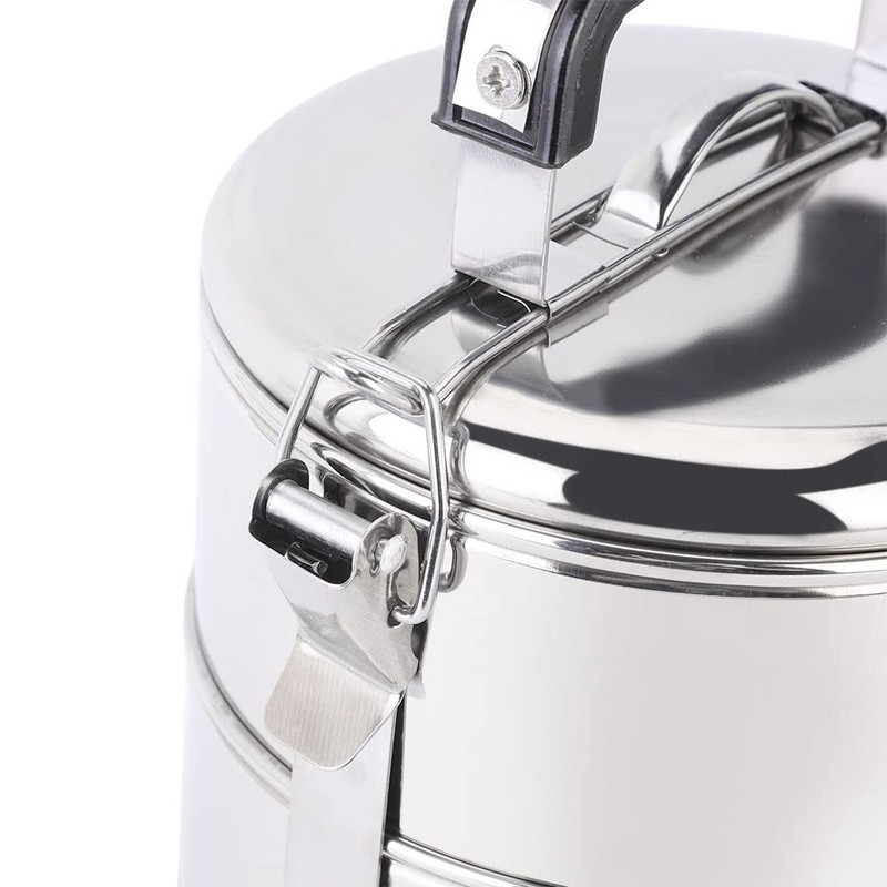 Sunicon 4 Layers Stackable Leak Proof Thermal Lunch Boxes, Thick