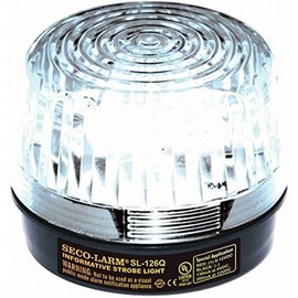 SECO-LARM SL-126Q/C Clear Security Strobe Light