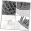 Gatuida 2pcs Compact Scalp Exfoliator Brush Portable Wear-resistant Scalp for