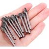 Gasea 10pcs 1/8”(3mm) Shank Rotary Burr Double Cut Tungsten Carbide