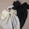 Black White Hair Bow for Women Girls Black Large Hair